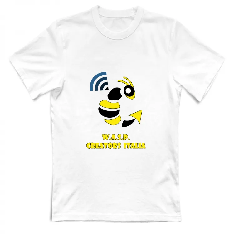 wasp logo e scritta  grandi