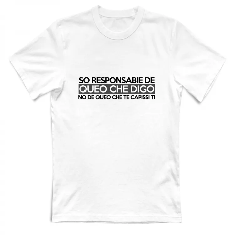 SO RESPONSABIE DE QUEO CHE DIGO