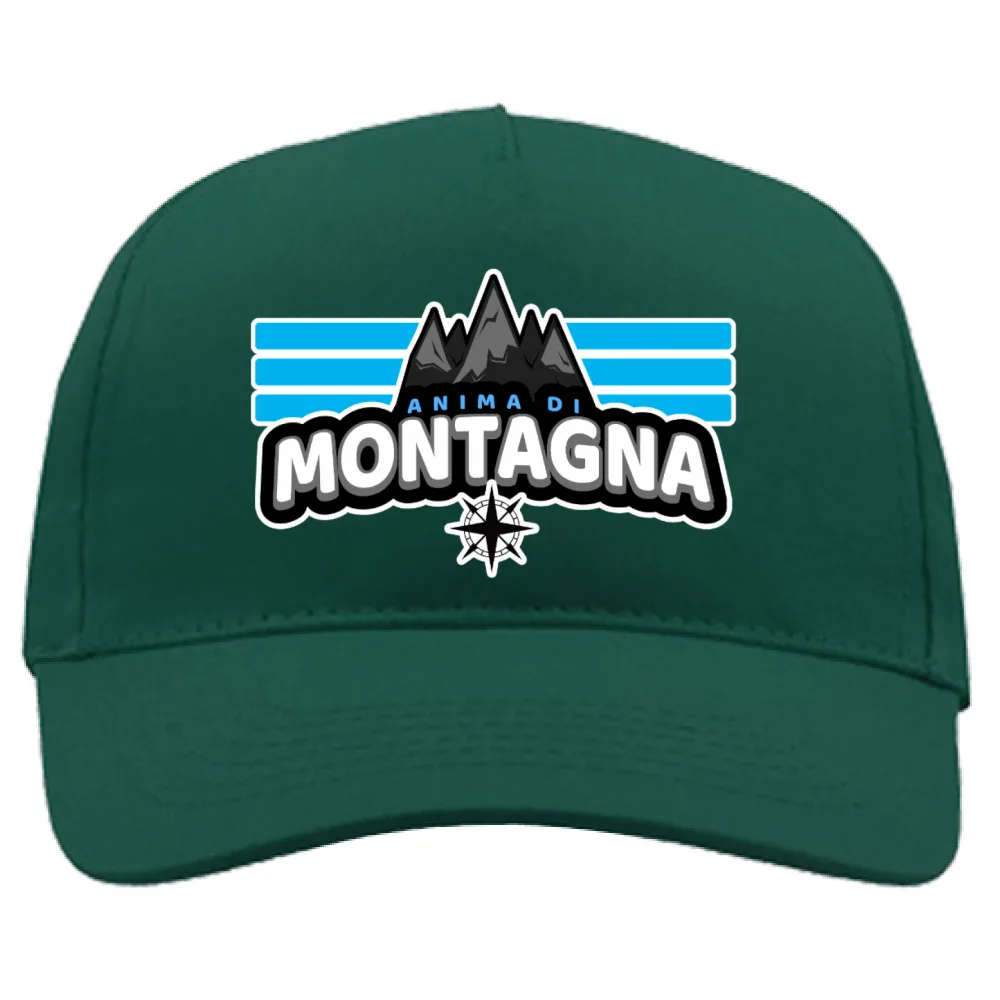 ANIMA DI MONTAGNA - LOGO AZZURRO CAPS