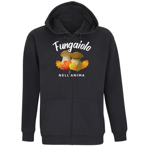 Felpa Premium Cappuccio Zip