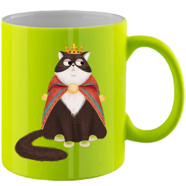 mug "cat king"