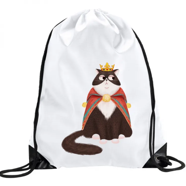 sacca sportiva "cat king"