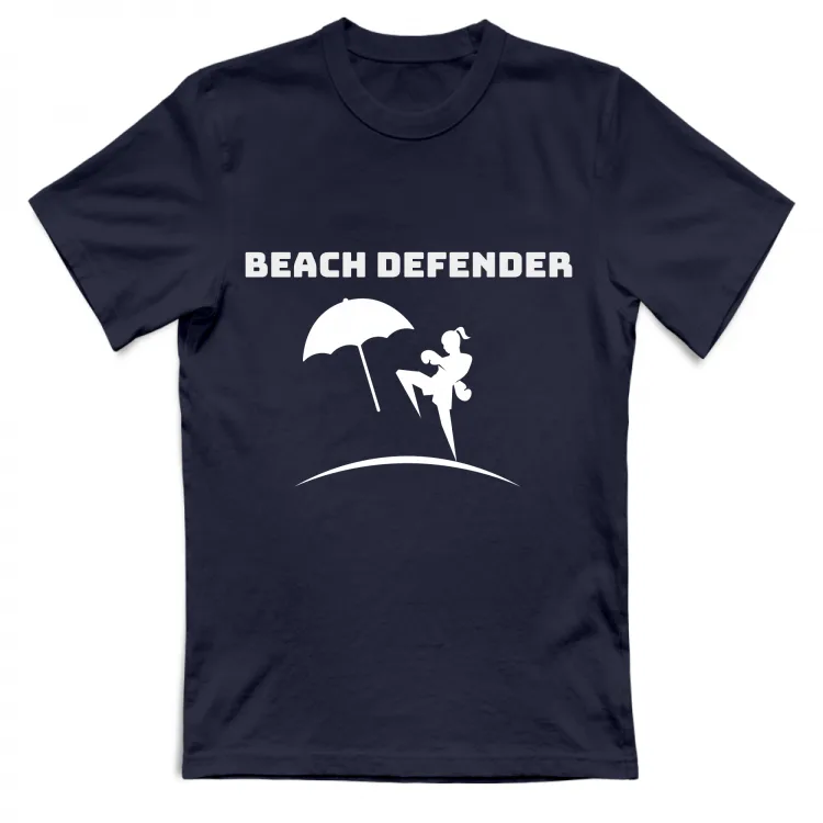 Beach Defender T-shirt Uomo Blu