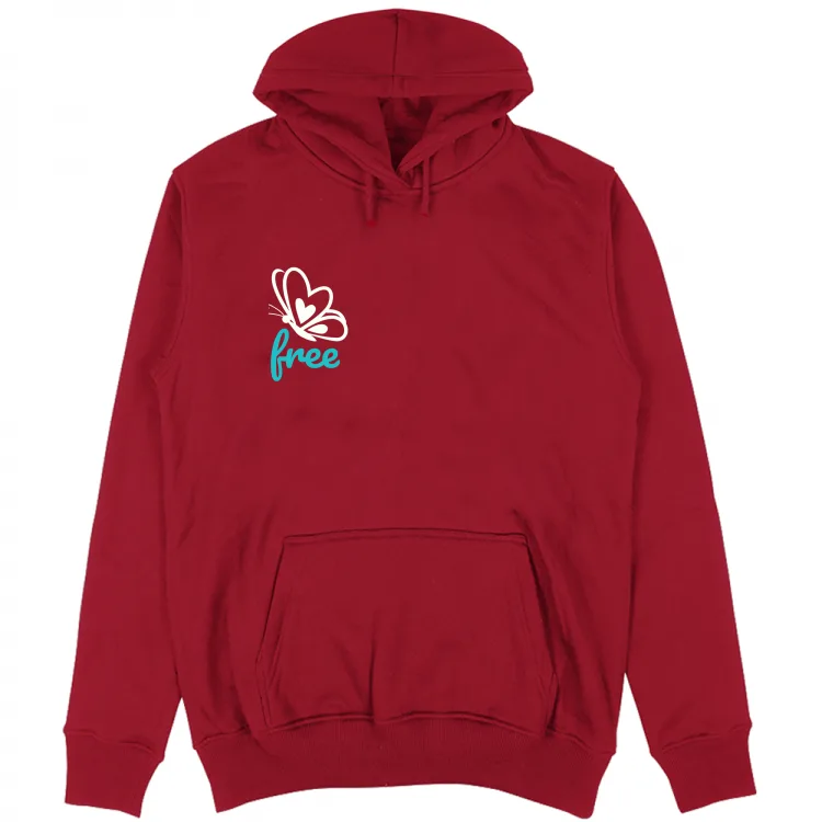 Free Felpa Unisex Rossa