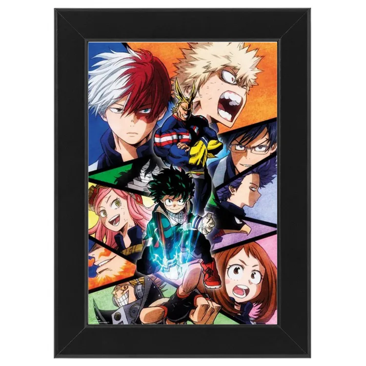 POSTER CON CORNICE 20 X 30 MY HERO ACCADEMIA 