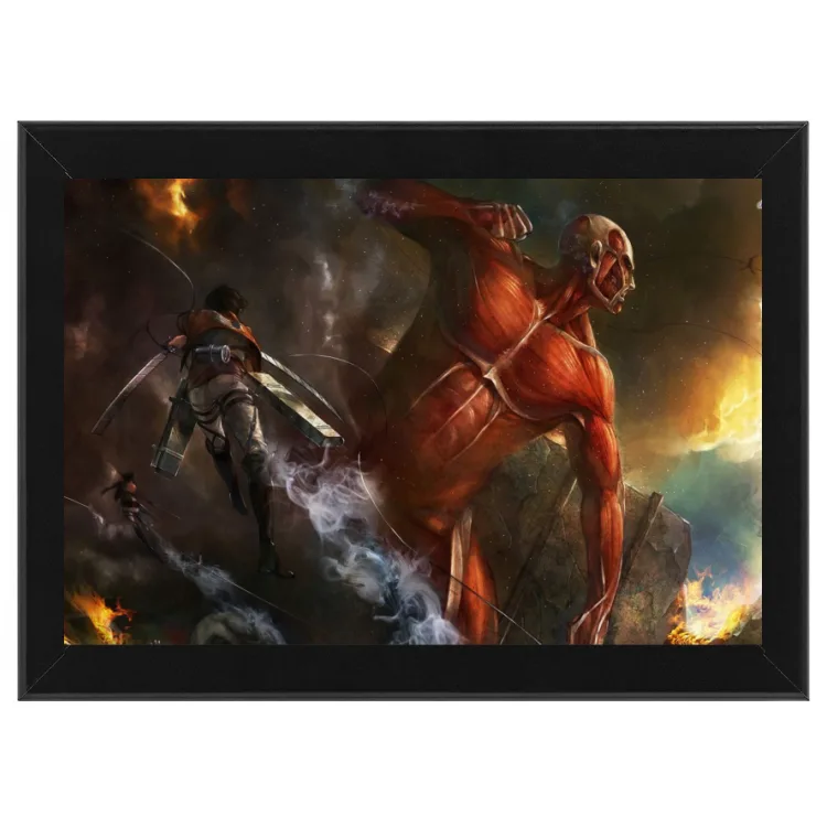 A.O.T EREN VS GIGANTE 