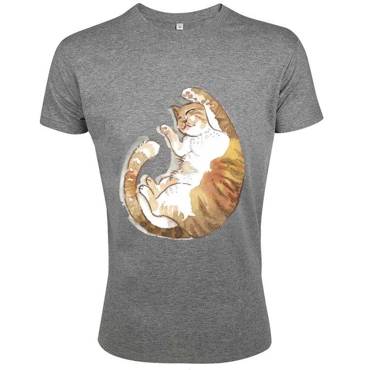 tshirt (uomo) "sleeping cat"