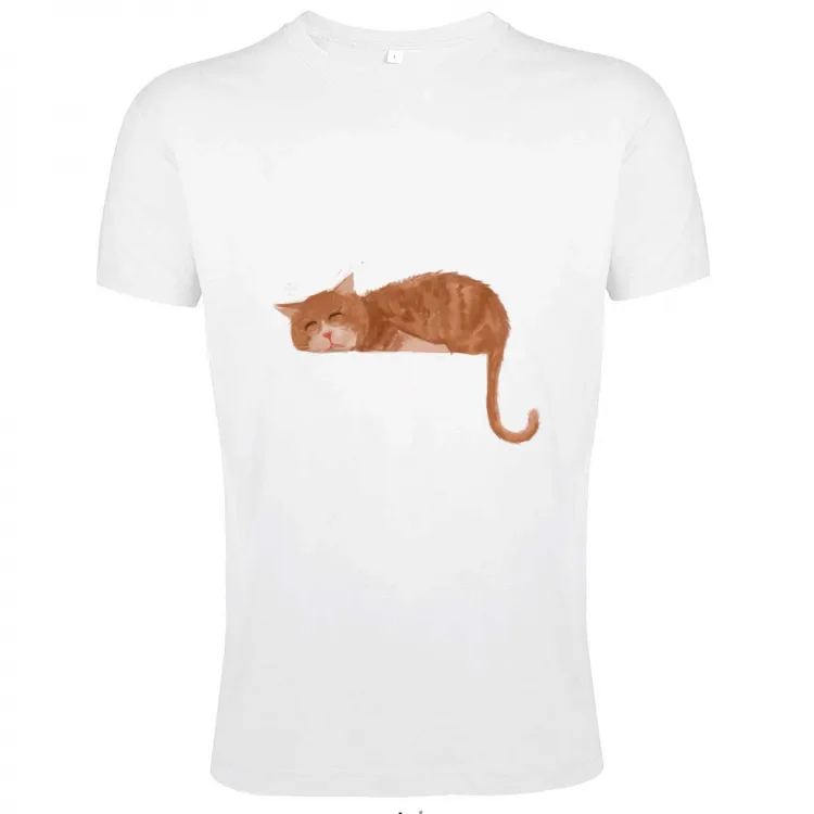 tshirt (uomo) "sleeping cat"