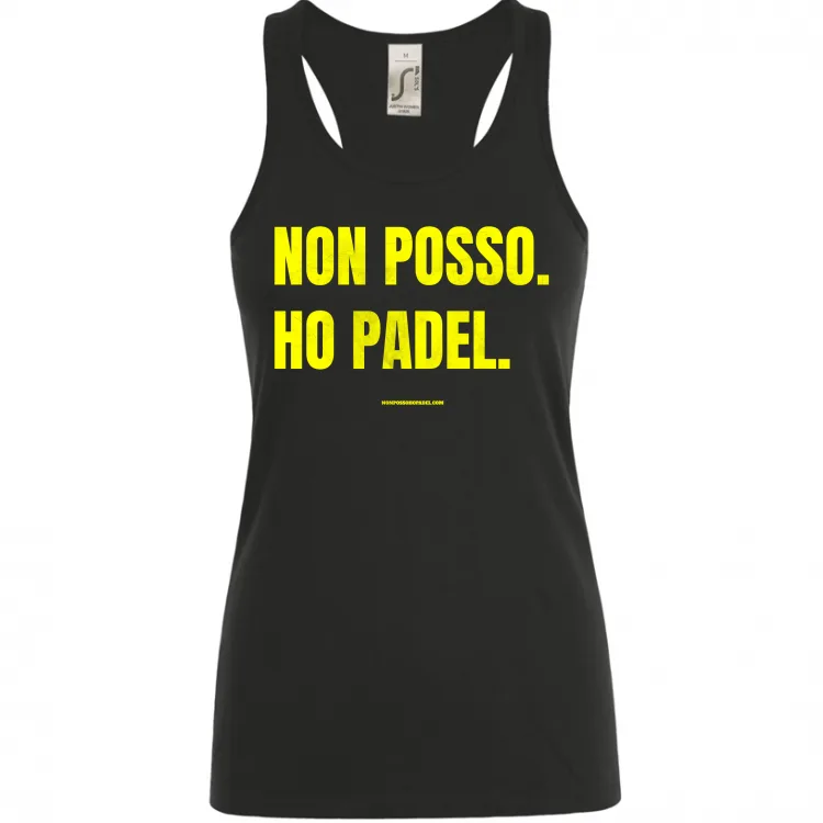 Non Posso Ho Padel Giallo Vintage