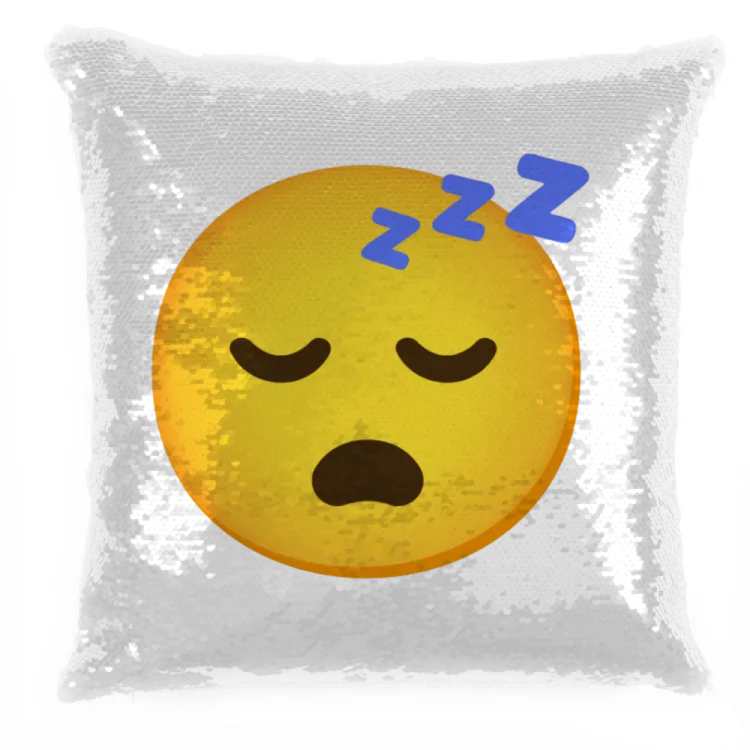 CUSCINO A PAILETTES CON EMOJI