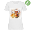 MAGLIETTA DONNA CON BIRRE.