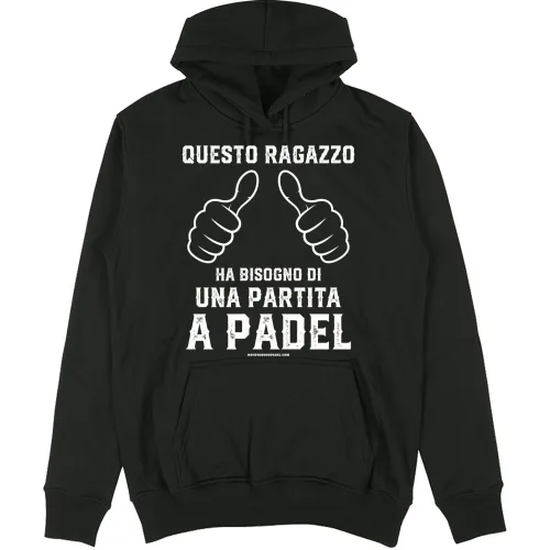 Felpa Unisex con Cappuccio
