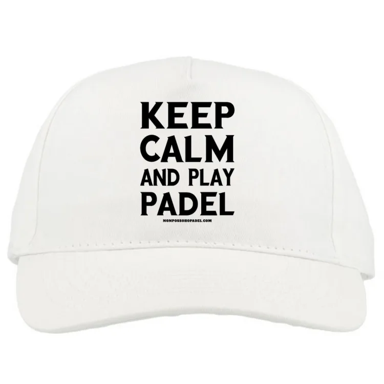 Cappellino Keep Calm and Play Padel