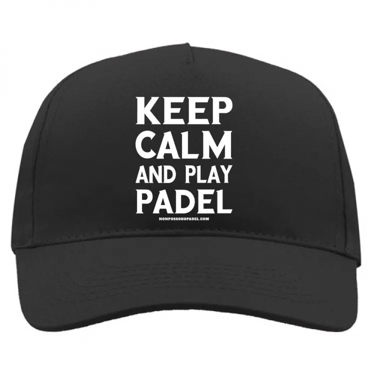 Cappellino Keep Calm and Play Padel