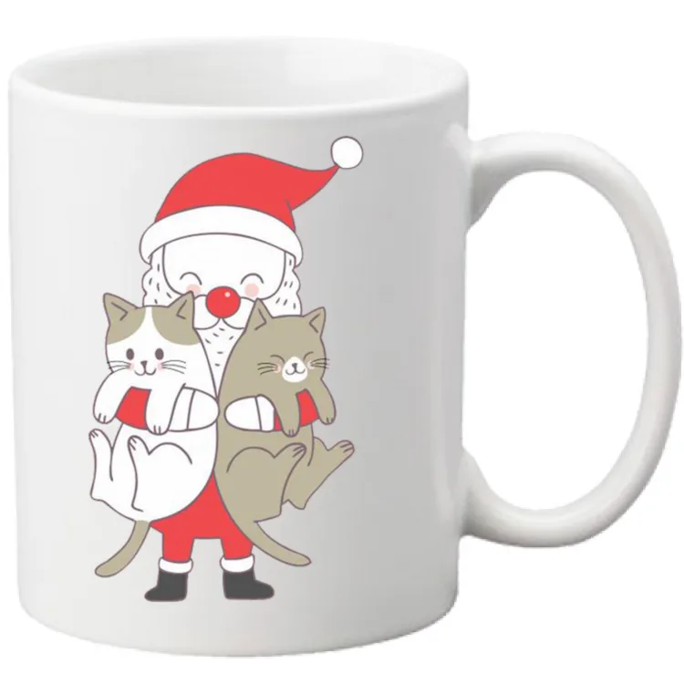 mug "christmas cat"