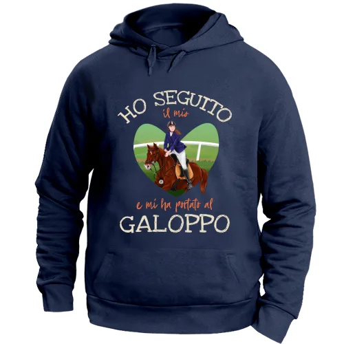 Felpa Unisex con Cappuccio Large