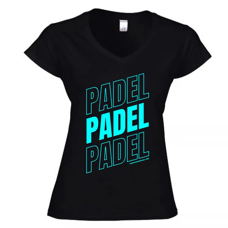 Scritta Padel Azzurro Acqua