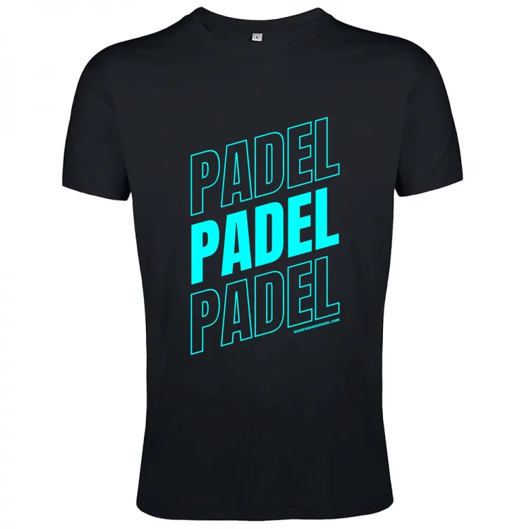 Scritta Padel Azzurro Acqua