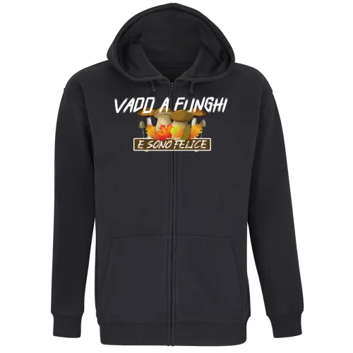 Felpa Premium Cappuccio Zip