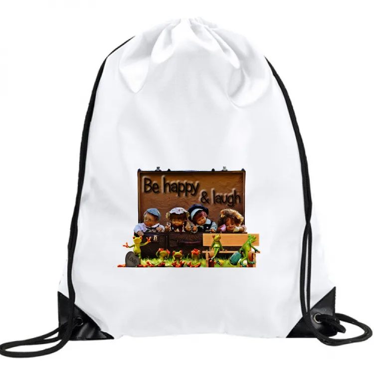 Be happy and laugh love stone and trolley