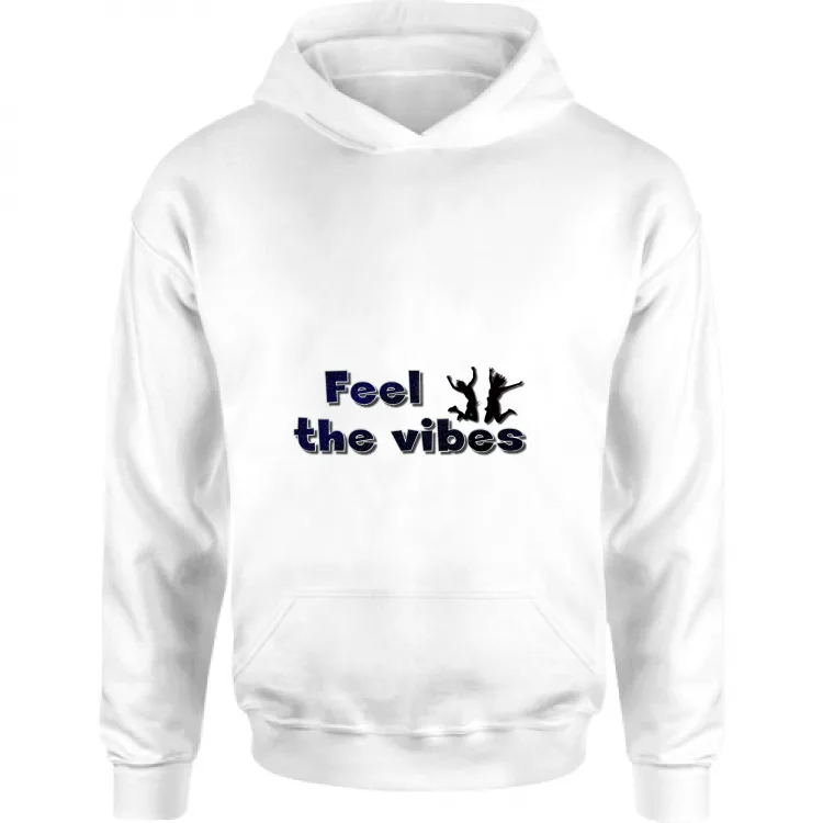 feel the vibes night sky text