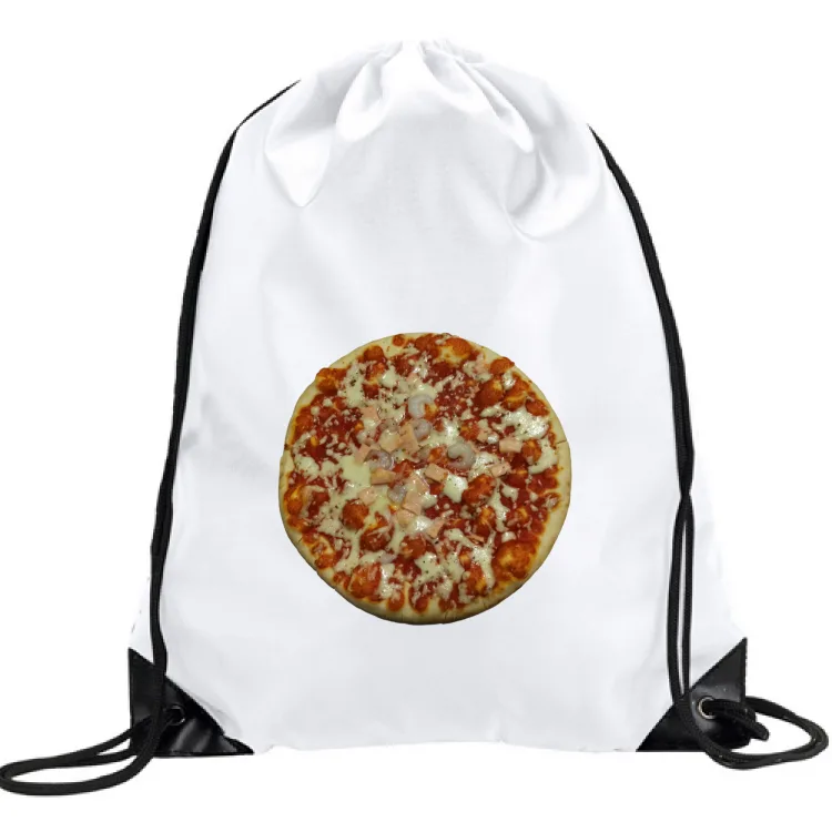 Pizza con salmone e gamberetti