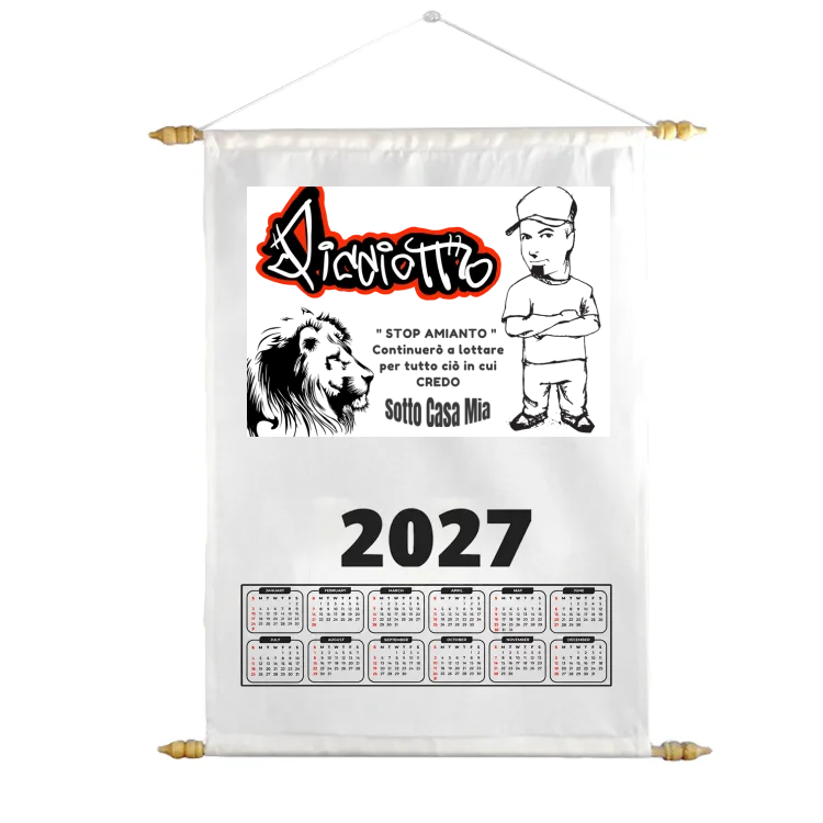 PICCIOTTO CALENDARIO TESSUTO - IL RAP IMPEGNO SOCI