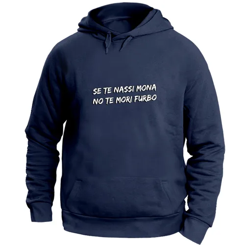 Felpa Unisex con Cappuccio Large
