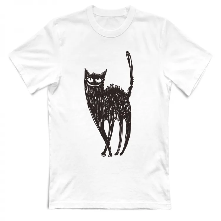 tshirt (uomo) "smiling cat" #blackfriday