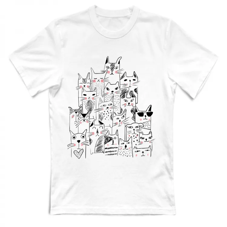 tshirt (uomo) "cats" #blackfriday