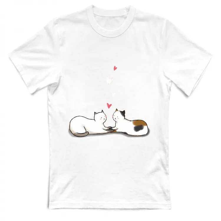 tshirt (donna) "cats in love" #blackfriday
