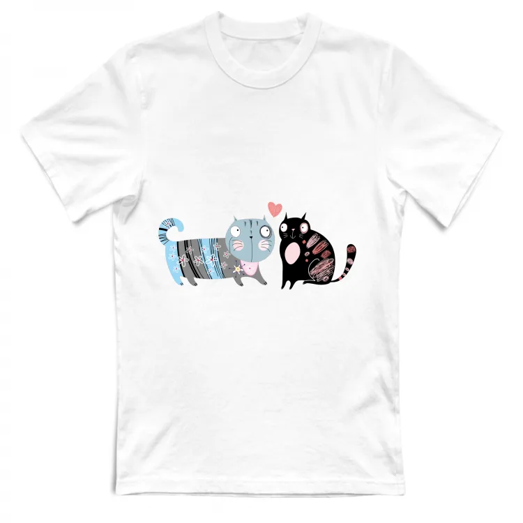 tshirt (donna) "cats in love" #blackfriday