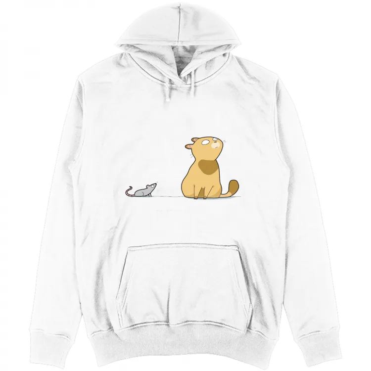 felpa (unisex) "cat with mouse" #blackfriday