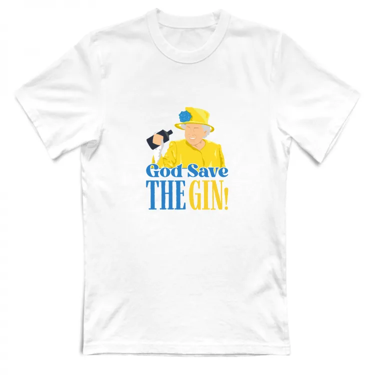 WoozyTees-God Save The Gin