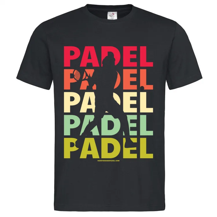Padel Scritta Retro Uomo