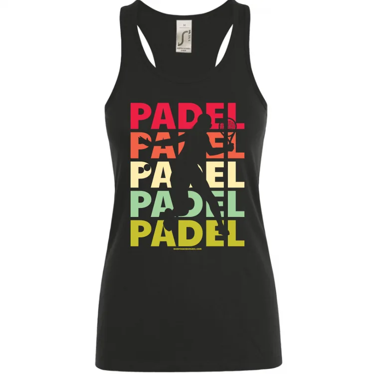 Padel Scritta Retro Donna