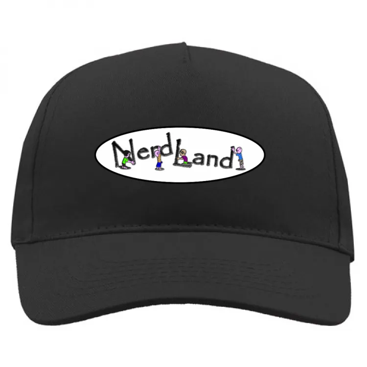 Nerd Land logo ellittico cappellino