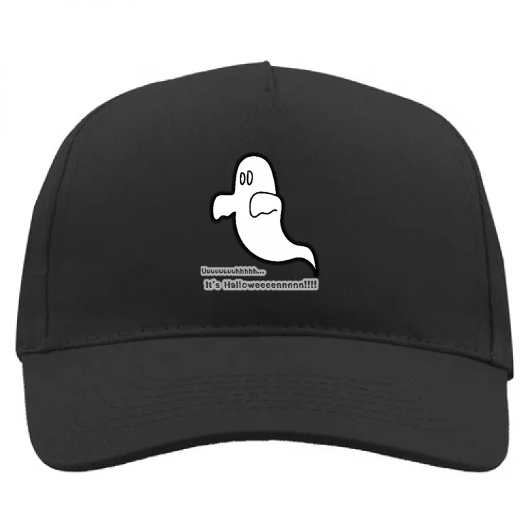 Ghost it's Halloween cappellino