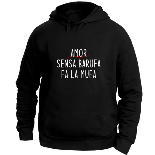 Felpa Unisex con Cappuccio Large