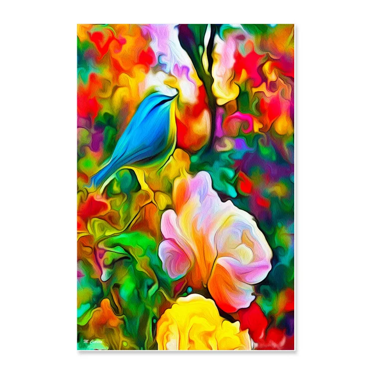 Cinguettio - poster su carta fotografica