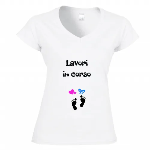 T-Shirt Donna Scollo V