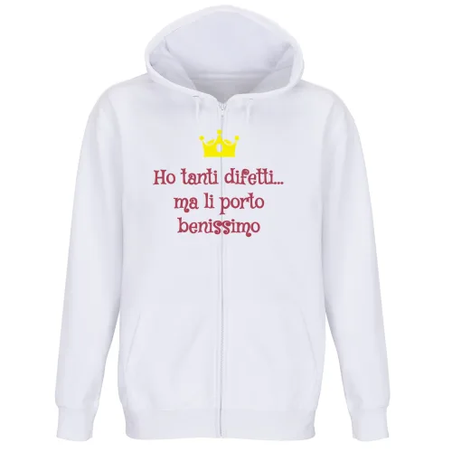 Felpa Premium Cappuccio Zip