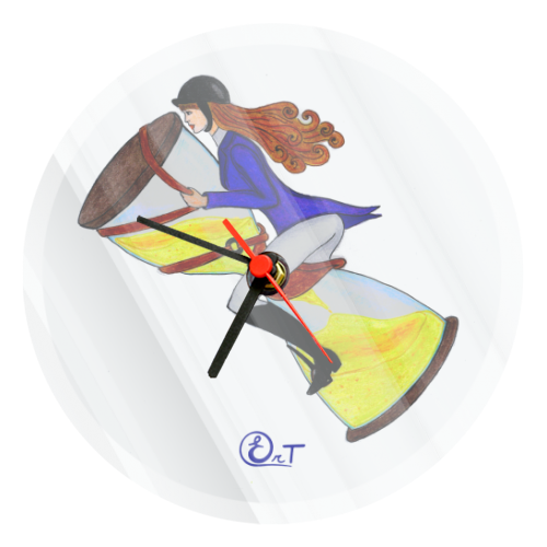 Orologio Vetro Tondo