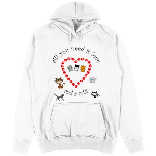 Felpa Unisex con Cappuccio