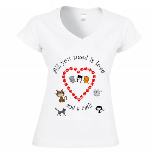 T-Shirt Donna Scollo V