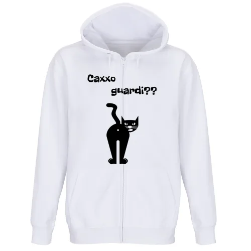 Felpa Premium Cappuccio Zip