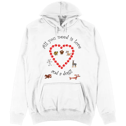 Felpa Unisex con Cappuccio