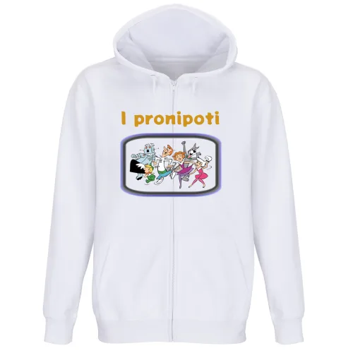 Felpa Premium Cappuccio Zip