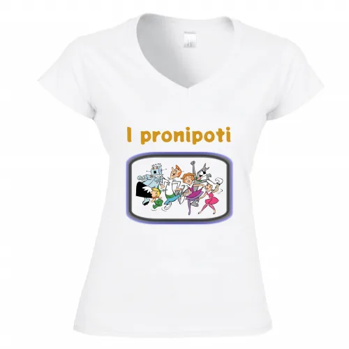 T-Shirt Donna Scollo V