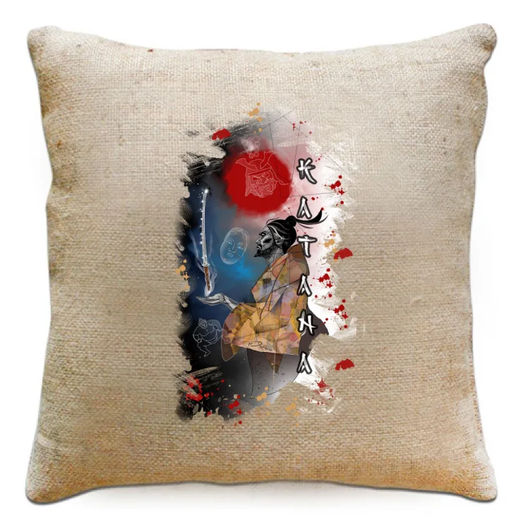 Katana-MiedoArtCollection-Cushion Juta 